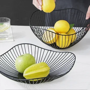 Metal Basket Storage Bowls - Vegetables, Snacks, Etc.