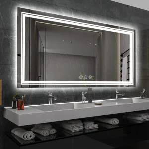 Anti-Fog Rectangle LED Bathroom Mirror